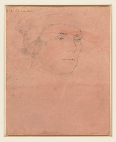 Hans Holbein, o Jovem - Sir Richard Rich, mais tarde 1º Barão Rich (14967-1567) c.1532-43 de Hans Holbein the Younger