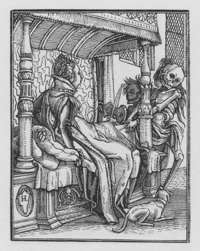 Dança da Morte de Holbein: A Duquesa de Hans Holbein der Jüngere