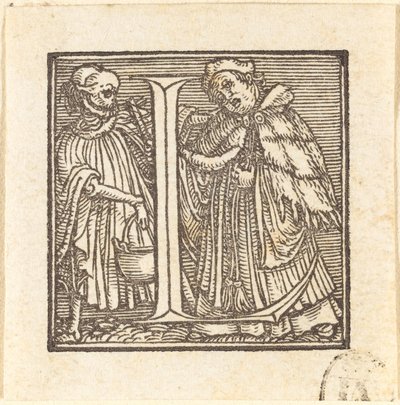 Letra L. de Hans Holbein der Jüngere