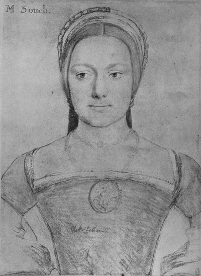 Mary Zouch, c1532-1543 1945 de Hans Holbein der Jüngere