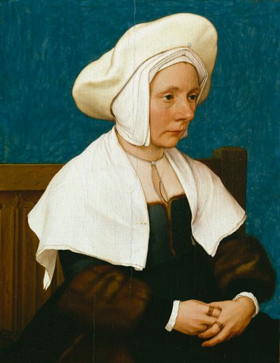 Retrato de uma mulher de Hans Holbein the Younger