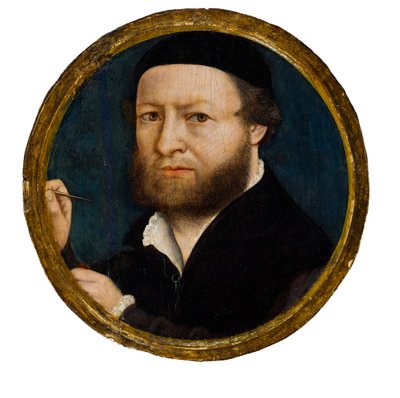 Retrato do Artista de Hans Holbein the Younger
