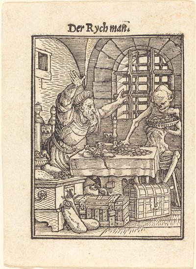 Homem rico. de Hans Holbein der Jüngere