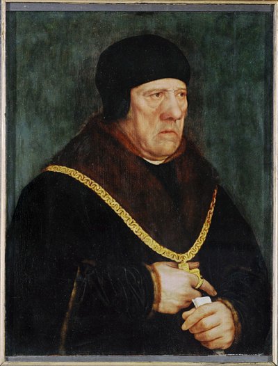 Sir Henry Wyatt, conselheiro do Rei Henrique VIII ... de Hans Holbein the Younger