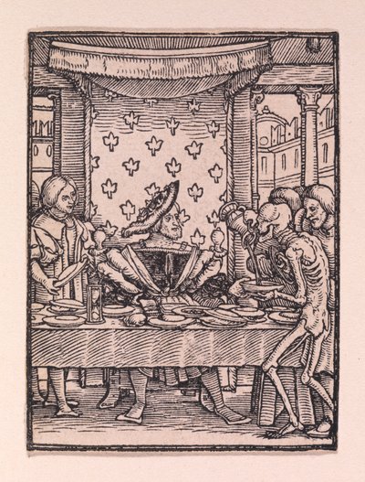 O rei, de "A Dança da Morte" de Hans Holbein the Younger
