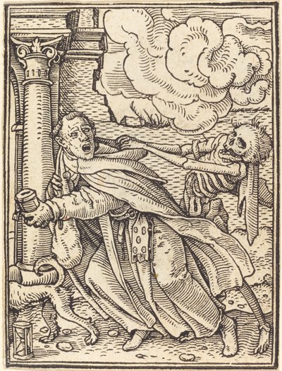 O Frade Mendicante. de Hans Holbein der Jüngere