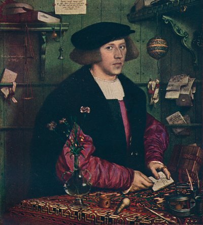 O comerciante Georg Gisze, 1532 de Hans Holbein der Jüngere