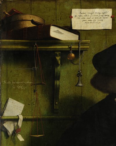 O comerciante Georg Gisze Detail, 1532 de Hans Holbein der Jüngere