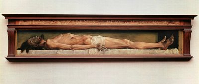 O Cristo morto (pintura sobre tela) de Hans Holbein the Younger