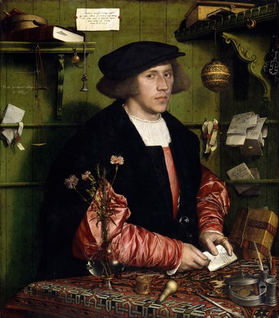 O comerciante George Gisze (1497-1562) de Hans Holbein the Younger