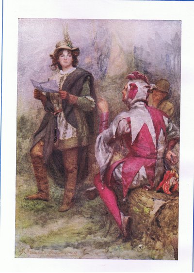 A árvore produz frutos ruins (como você gosta), de The Complete Works of Shakespeare publicado por George Harrap & Co Ltd, da década de 1920 de Hans Holbein der Jüngere