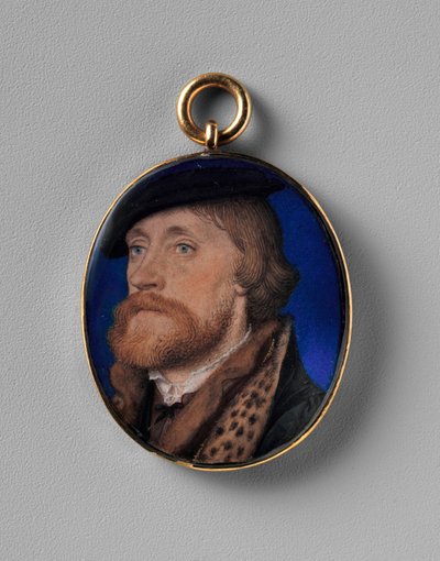Thomas Wriothesley, Primeiro Conde de Southampton, c.1535 (pergaminho colocado no cartão) de Hans Holbein der Jüngere