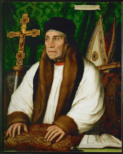 William Warham, Arcebispo da Cantuária ... de Hans Holbein the Younger