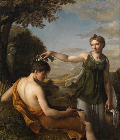 Chloe, de Oeri, Hans Jakob (1782-1868). Óleo sobre tela de Hans Jakob Oeri
