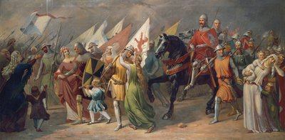 Retorno dos soldados de Zurique da Batalha de Dattwil de Hans Jakob Oeri