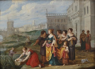 Descoberta de Moisés de Hans Jordaens III
