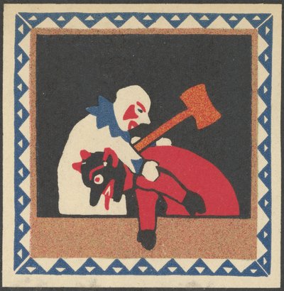 Teatro Punch e Judy, 1907. de Hans Kalmsteiner
