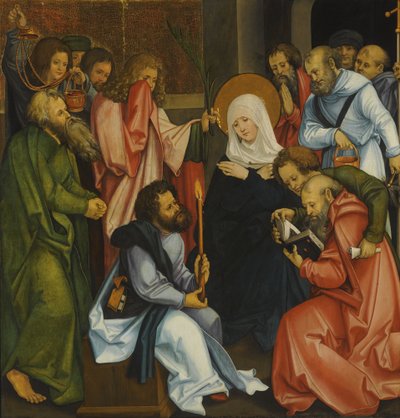A Dormição da Virgem de Hans Leonhard Schäufelein