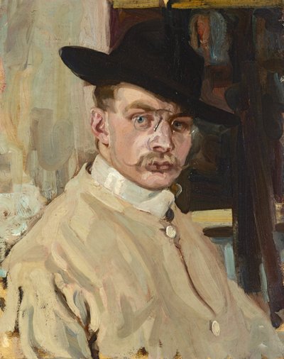 Auto-retrato de Hans Lesker