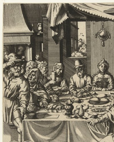 Casamento em Caná de Hans Liefrinck (I) (attributed to)