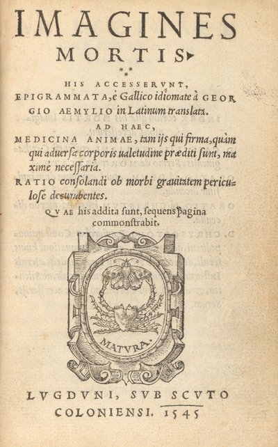 Imagina Mortis (A Dança da Morte) de Hans Lützelburger after Hans Holbein the Younger