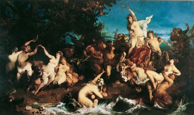 Baco e Ariadne de Hans Makart