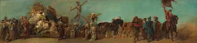 Esboço do desfile de 1879 — A Cooperativa dos Grossistas de Hans Makart