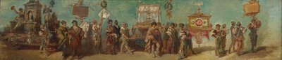 Projecto para o cortejo festivo de 1879 - Os oleiros e os vidreiros de Hans Makart