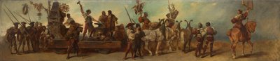 Projecto para o cortejo festivo de 1879 - A forja de Hans Makart