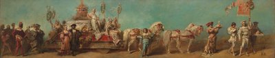 Projecto para o cortejo festivo de 1879 - Os confeiteiros de Hans Makart