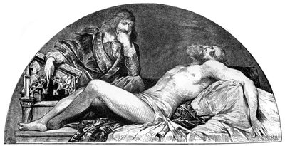 Joseph Ribera, artista espanhol ativo na Itália, c1880-1882. de Hans Makart