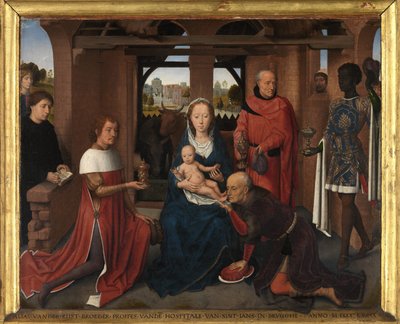 Painel central do Tríptico de Jan Floreins de Hans Memling
