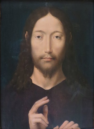 Cristo dá a sua bênção de Hans Memling