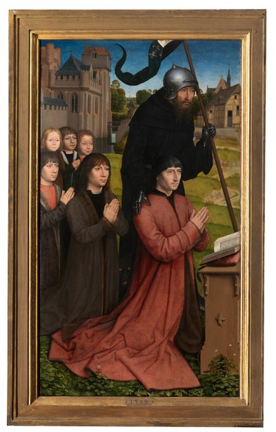 Detalhe do Tríptico de Willem Moreel de Hans Memling