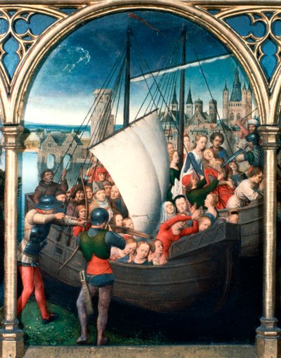 Santuário de Santa Úrsula, Martírio, 1489 de Hans Memling