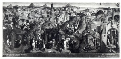 As sete alegrias da virgem, 1480 de Hans Memling
