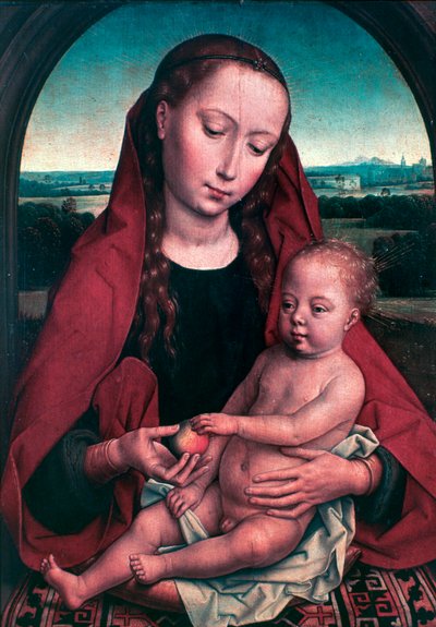A Virgem e o Menino, c1453-1494 de Hans Memling