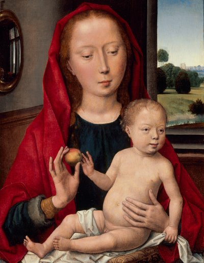 Virgem e Menino de Hans Memling