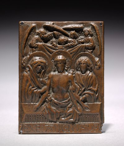 O Cristo Morto Apoiado pela Virgem Maria e São João, 1427-1467. de Hans Multscher
