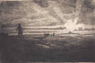 "O agricultor vai ao campo" de Hans Nikolaj Hansen