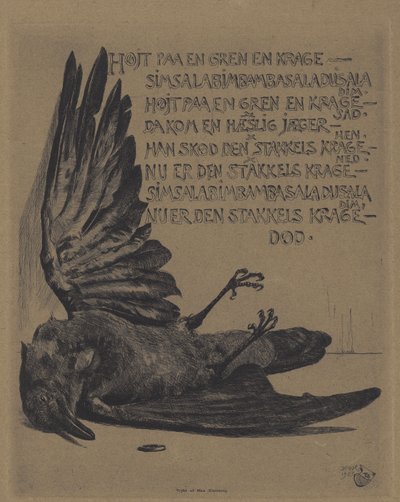 No alto de um galho de Hans Nikolaj Hansen