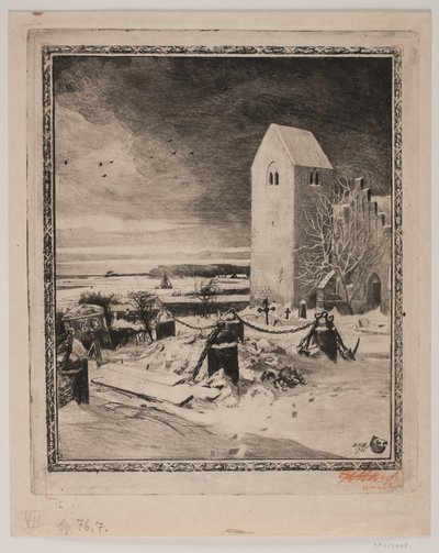 No alto de um galho. NÓS. O cemitério de Hans Nikolaj Hansen