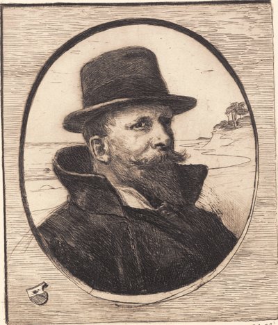 "Auto-retrato" de Hans Nikolaj Hansen