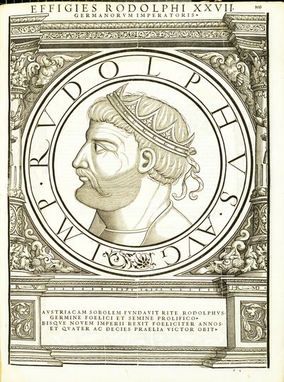 Ralph, do comandante geral dos Roman Leste e Oeste mais verdadeiras imagens de moedas antigas, gravura por Rudolph Wyssenbach, impressa por Andreas Gessner, Zurique, 1 de Hans Rudolf Manuel Deutsch