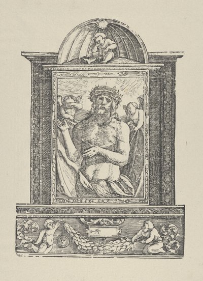 Ecce Homo Homem das Dores, 1922. de Hans Schäufelein the Elder