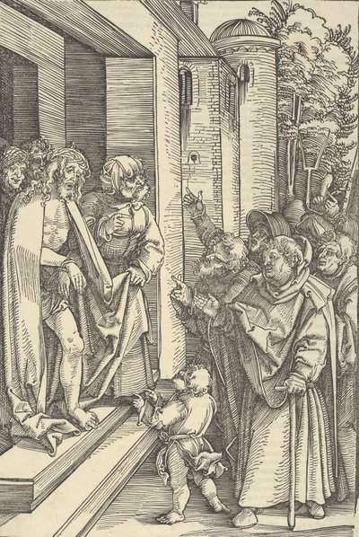 Eis o Homem, do Espelho da Paixão de Nosso Senhor Jesus Cristo, 1507 de Hans Schäufelein the Elder