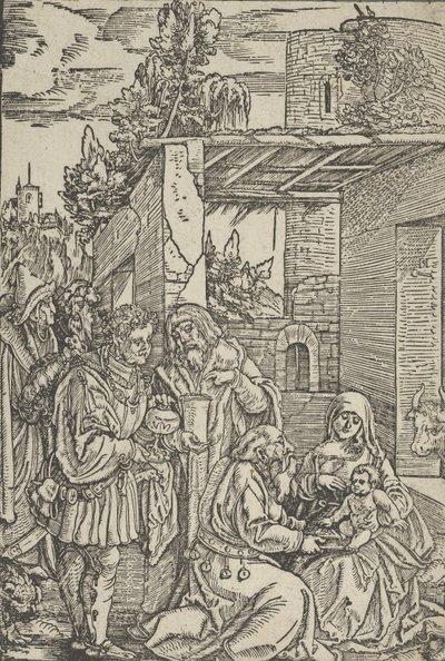 A Adoração dos Magos, de Ewangeli e Epístola, 1512. de Hans Schäufelein the Elder