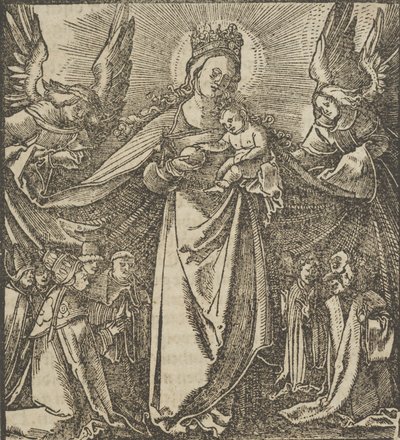 A Madona da Misericórdia, de Hymmelwagen auff dem, wer wol leben..., 1517. de Hans Schäufelein the Elder
