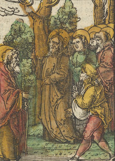 A parábola do semeador e do joio, de Das Plenarium, 1517. de Hans Schäufelein the Elder