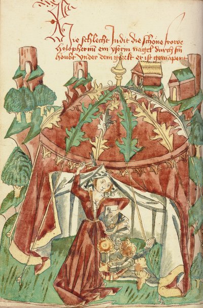 Judite a matar Holofernes (Jael a matar Sísera) de Hans Schilling